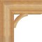 Ekena Millwork Thorton Block Rough Sawn Bracket, Western Red Cedar, 6"W x 18"D x 18"H BKT06X18X18THR05RWR - alternate 2